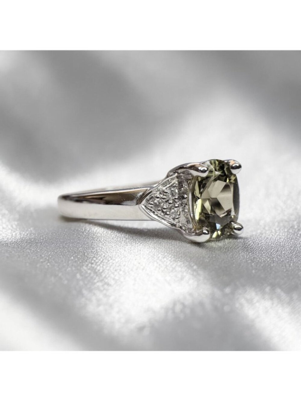 Rare 1ct Zultanite Ring Color Changing 14K Gold Certified Size 9 Natural Diamond - Picture 3 of 16